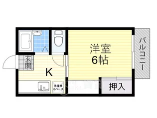 1Kの間取り画像
