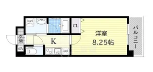 カサルテ吹田青葉丘【5階】の間取り