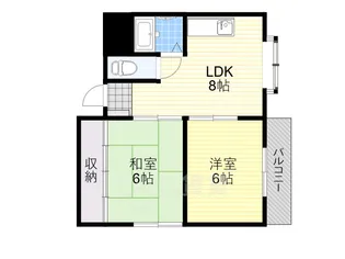 藤ハイツ【3階】の間取り
