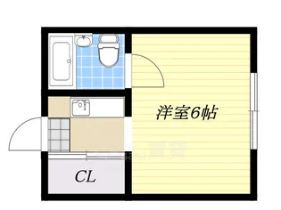 赤坂コーポ【1階】の間取り