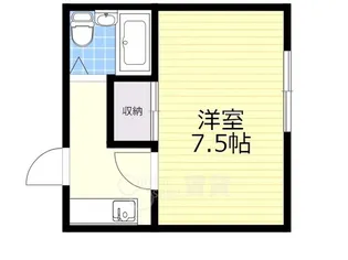 赤坂コーポ【1階】の間取り