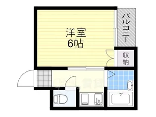シティハイツ輝【4階】の間取り