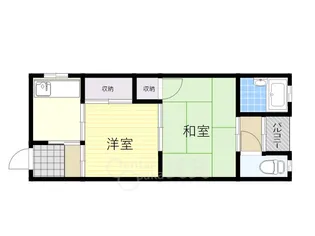 Heights Sea Side【203号室】の間取り