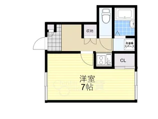 レオネクスト一津屋【1階】の間取り