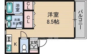 ダイトウハイツ【2階】の間取り