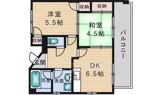 光栄ハイツ千里丘【102号室】の間取り