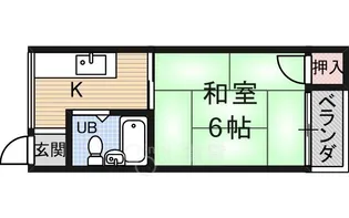 田中第一ビル【4階】の間取り