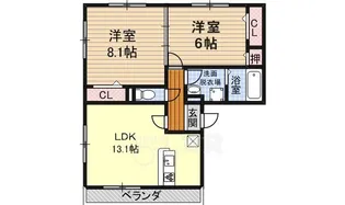 アーバンヒルズ【3階】の間取り