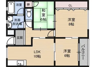 セブンハイム【2階】の間取り