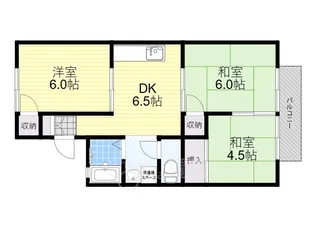 サンハイツ【2階】の間取り