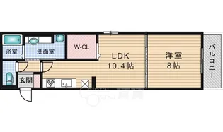 アメニティー・ベフ【3階】の間取り
