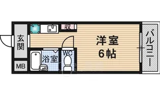 アネックス西村【4階】の間取り