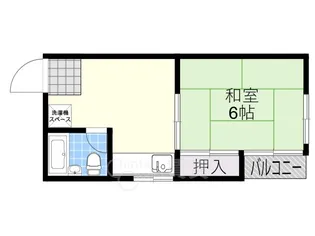 奥田孝コーポ【2階】の間取り