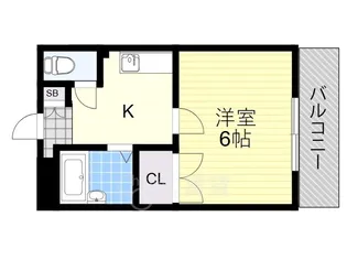 1Kの間取り画像