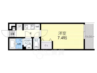 リブリ・茨木春日Ⅱ【3階】の間取り