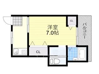 アンフィニィ橋の内4【3階】の間取り