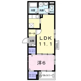 サザンクロス サウス【2階】の間取り