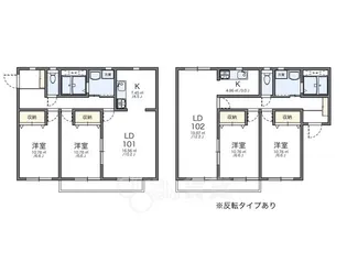 イルリビエル【1階】の間取り