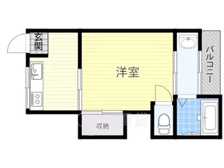 ヴィラナリー小川【5階】の間取り