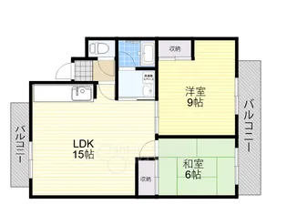 大阪府摂津市鳥飼野々3丁目【マンション】の間取り