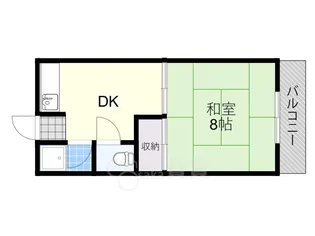 上田コーポ【2階】の間取り