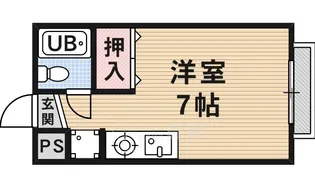 大住マンション【2階】の間取り