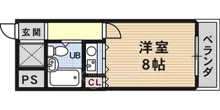コーポラスムツミ【2階】の間取り