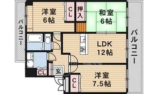メゾン・ド・プレジール1【2階】の間取り