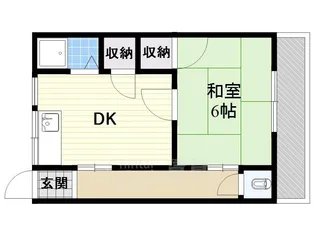 八雲荘【1階】の間取り