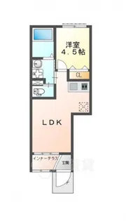 フォレストヴィラ千里イースト【2階】の間取り