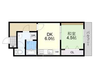福山ビル【4階】の間取り