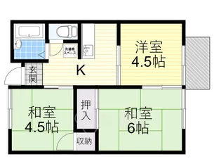 ハイツベインテ1【2階】の間取り