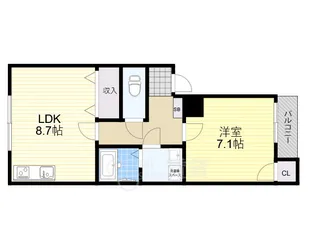 星見レスガス【2階】の間取り
