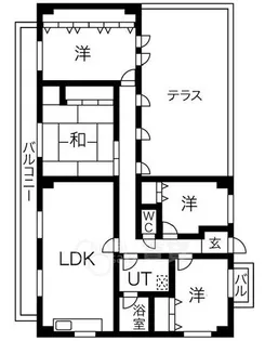 ラフォーレ【5階】の間取り
