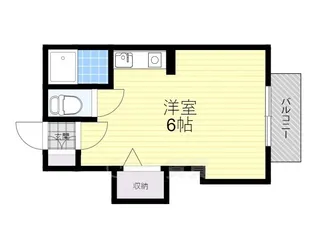 イーズマンション5【4階】の間取り