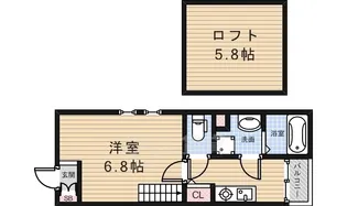 Cascade minoh【2階】の間取り