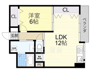 大阪府茨木市舟木町【マンション】の間取り