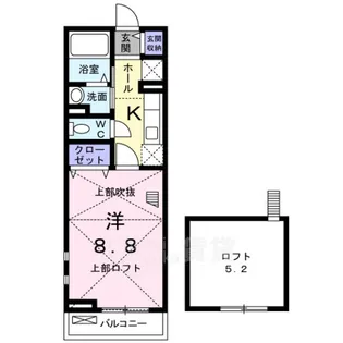 サン ローズ【2階】の間取り