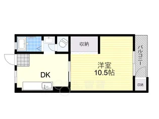 三和第7マンション【3階】の間取り