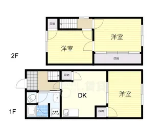 大阪府茨木市主原町【一戸建】の間取り