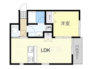 シャルムYODO【2階】の間取り