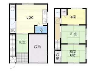 大阪府摂津市一津屋2丁目【一戸建】の間取り