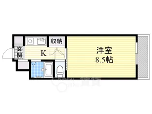 アルファ千里丘【3階】の間取り