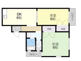大阪府吹田市佐井寺1丁目【マンション】の間取り