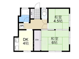 八番館【1階】の間取り