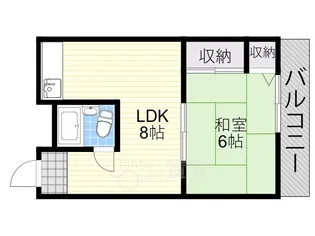 大阪府茨木市五十鈴町【マンション】の間取り