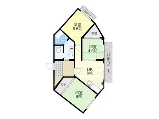 谷川ハウス【3階】の間取り