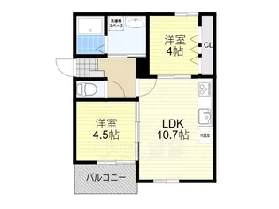 REGALO吹田【2階】の間取り