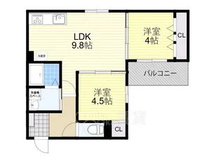 REGALO吹田【2階】の間取り