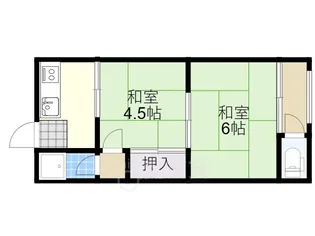 フォアール鳥飼和道1号棟【101号室】の間取り